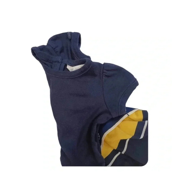 💥HOST PICK💥 Ralph Lauren Blue & Yellow Dress Size 6M - Picture 4 of 7